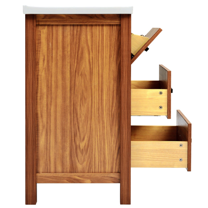 Jayvin 24.4'' Single Bathroom Vanity with Top