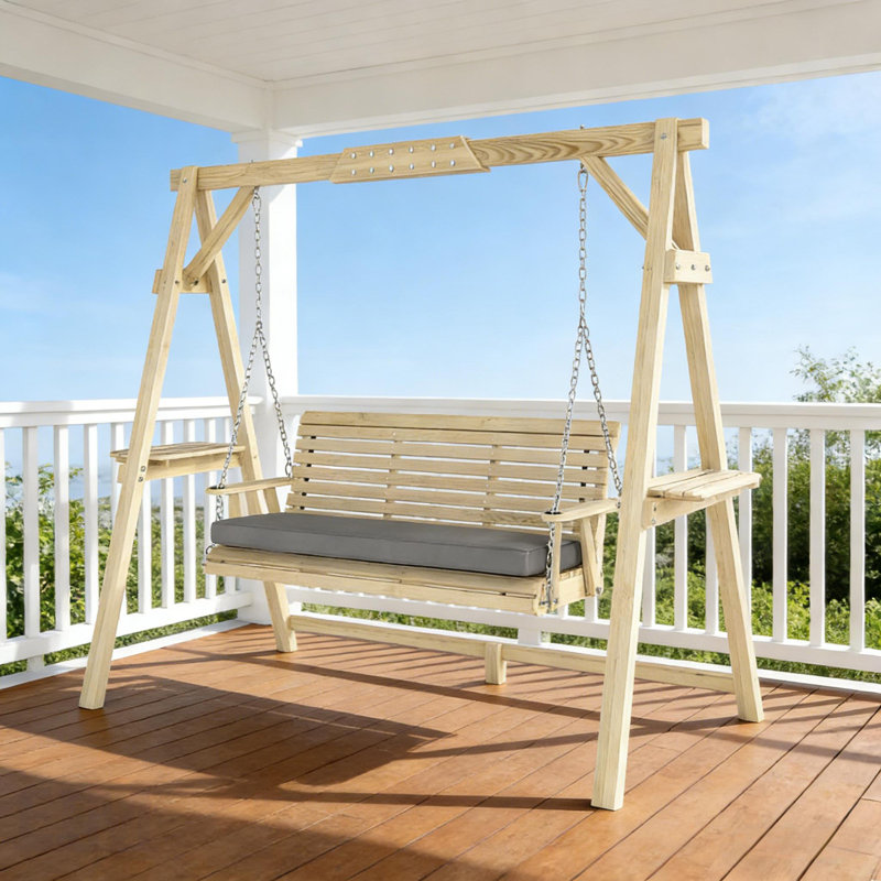 Balancelle de jardin Chic, Bois naturel