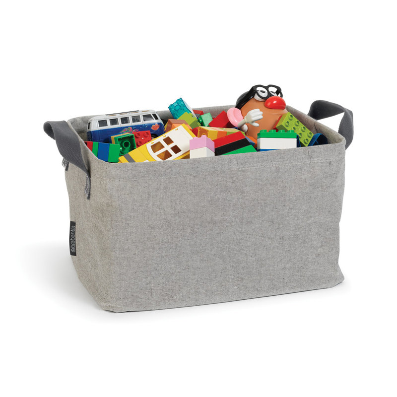Panier à linge pliable 9,2 gallons, Gris
