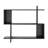 Batravil Floating Geometric Kilter Three-Level Square Accent Shelf-1834662635