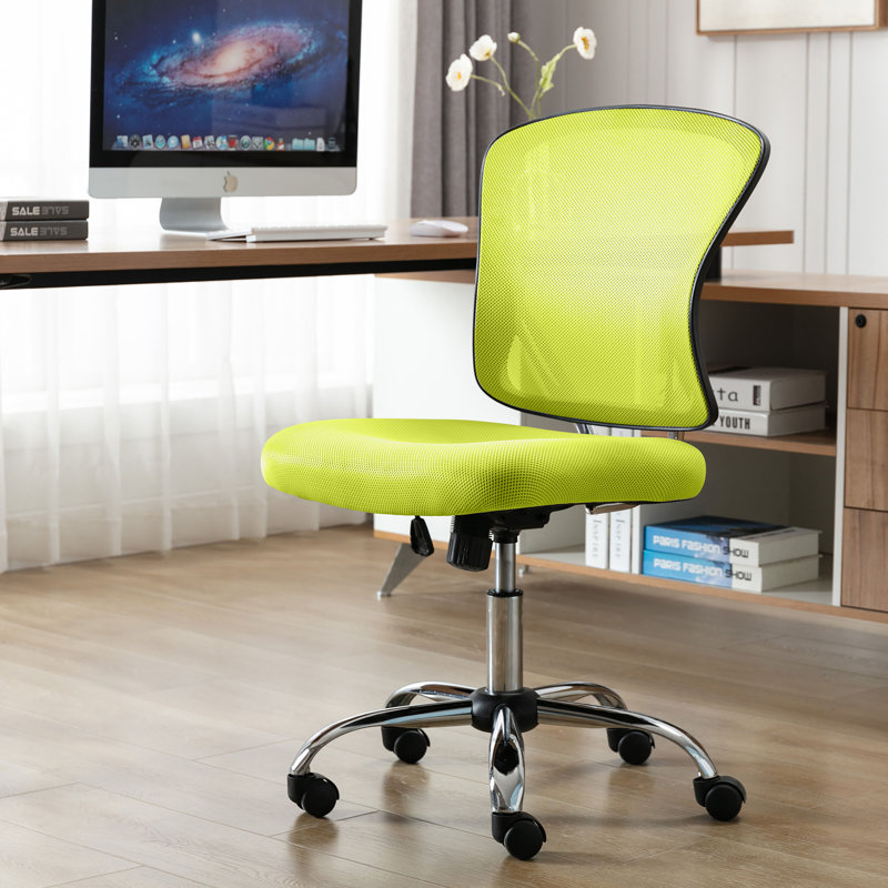Chaise de travail en filet Crenguta, Vert, Non