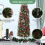 Arbre de Noël artificiel pré-éclairé-1822705951