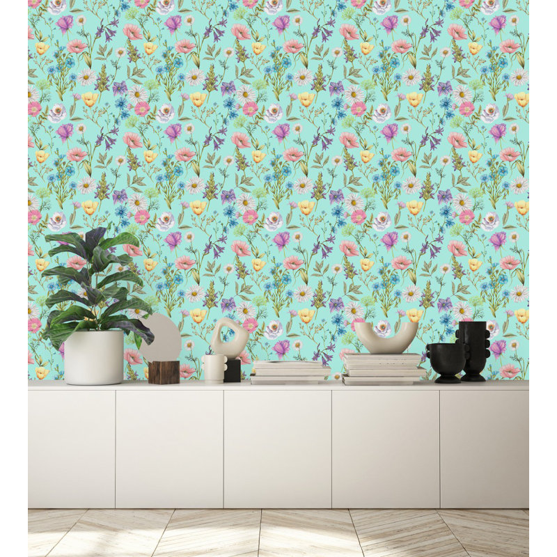 Carreau de papier peint l 25 po, L 2,09 pi x L 10,42 pi