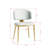 Marlon PU Leather Dining Chairs with Metal Legs-119462548-115327648