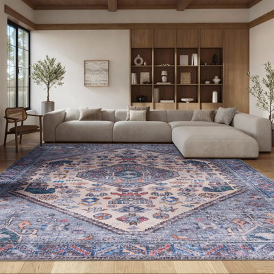 Tapis oriental beige / gris