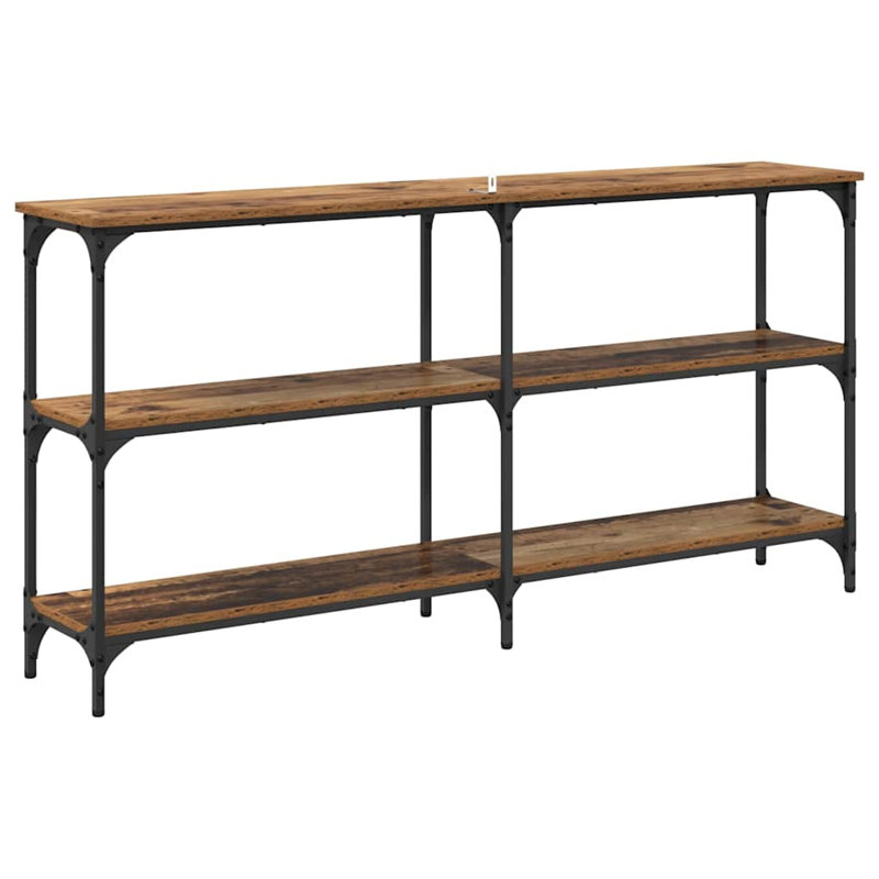 Console Table, Old Wood, Old Wood / Black