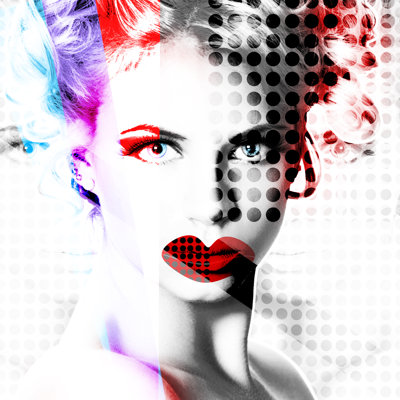 Portrait Of A Girl. - Wrapped Canvas Print