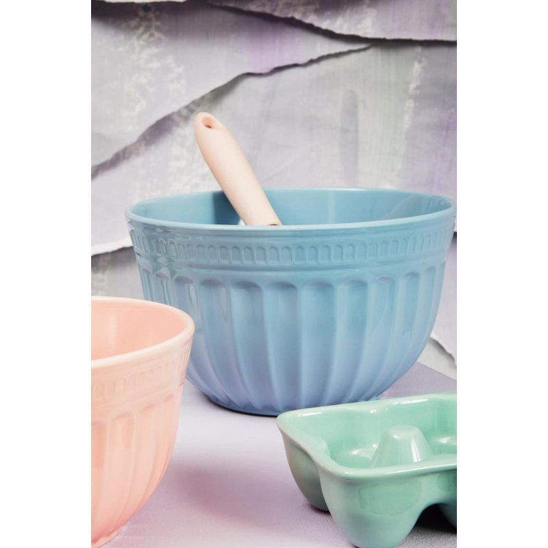 Extra Large Melamine Mixing Bowl, Blue, 27 Cm
