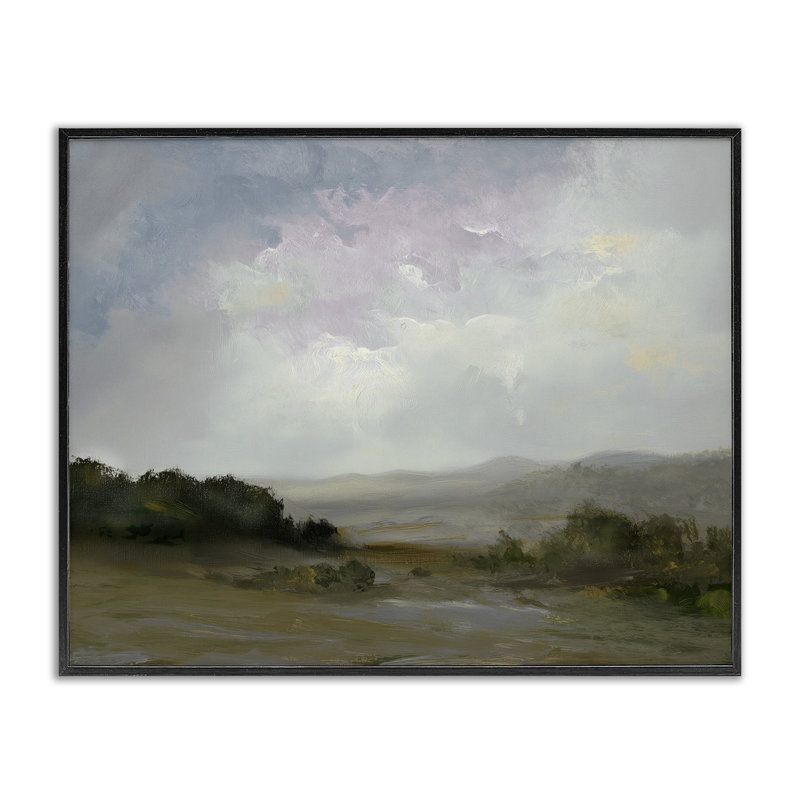 Giclée encadrée rafraîchie, rafraîchie par Annabelle Hall, H 11 po x l 14 po, Giclée encadrée noir minuit
