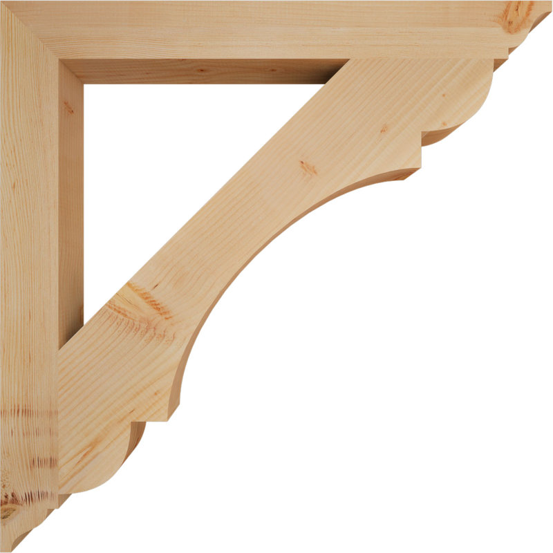 Support olympique traditionnel, H 38 po x l 3,5 po x P 38 po, Douglas (lisse)