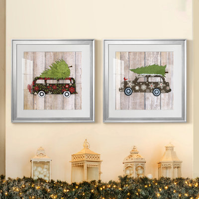 " Classic Auto Christmas III " 2 - Pieces