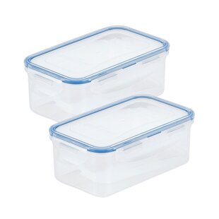 24 pieces Simply Kitchenware Storage Box 10.5 X 4.75 X 3.75 In With  Compartment - Food Storage Containers - at 