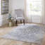 Tapis bleu / gris Moscow Loom-30047012