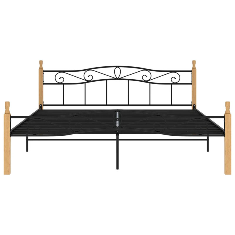 Mouton Bed Frame, 200 x 200 cm, Light Wood