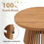 Table d'appoint d'extérieur en bois massif-158717142