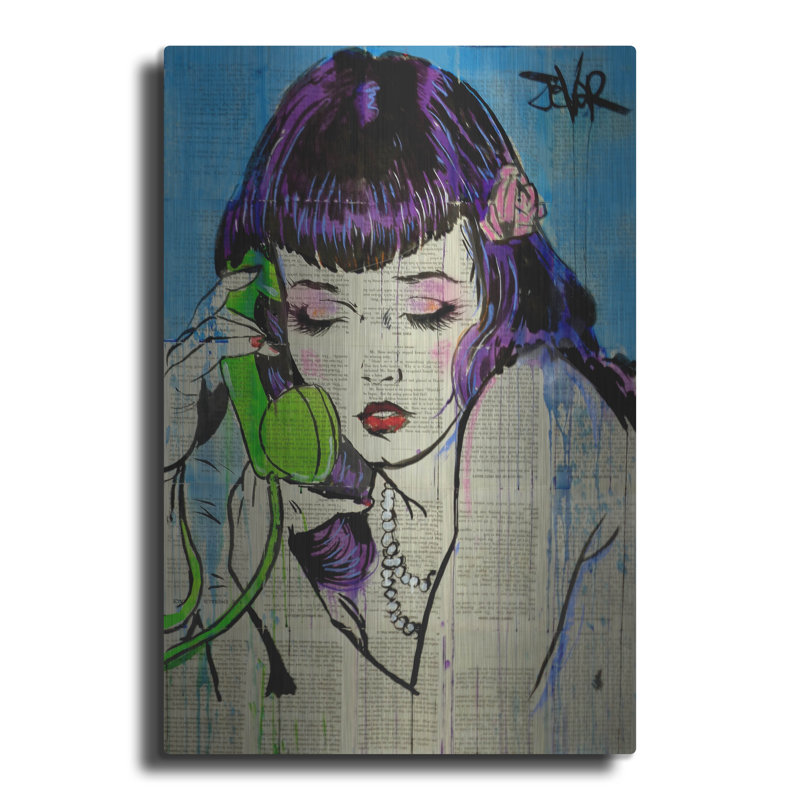 «Pop Call» par Loui Jover, H 24 po x l 16 po