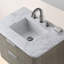 Ensemble de meuble-lavabo simple 30 po avec dessus en pierre reconstituée Liljan-1238032353