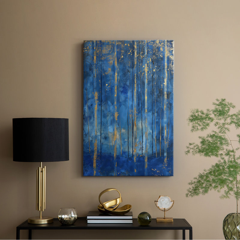Série ABSTRACT XVIII - Toile tendue avec châssis Premium - Prêt à être accroché, H 18 po x l 12 po