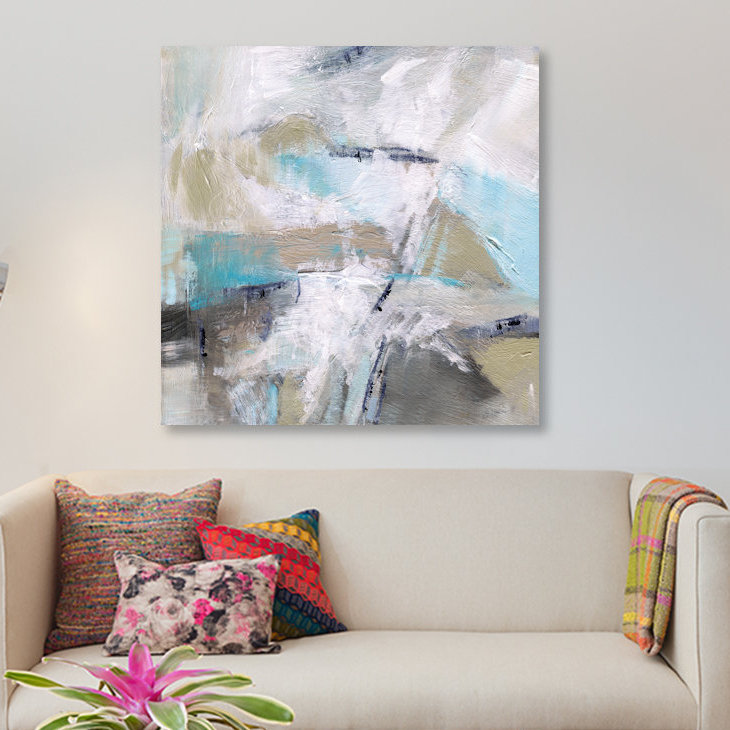 « perpendicular », impression sur toile, H 48 po x l 48 po x P 1,5 po, Toile tendue, Pas de tapis