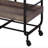 Serving Cart With 3 Adjustable Trays