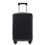 Valise de transport rigide de 20 pouces, valise légère en ABS durable avec roulettes pivotantes, verrou TSA intégré, 2 cubes de rangement, noir
