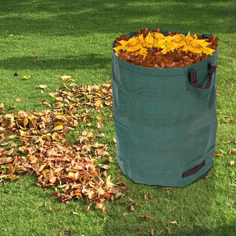 JOYDING 132 Gallon Leaf Waste Bag Extra Large Reuseable Gardening