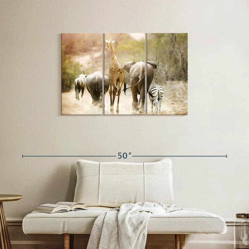 Safari Brampt Friends, 24" H x 38" W