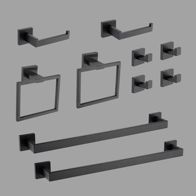 10 - Piece Bathroom Hardware Set