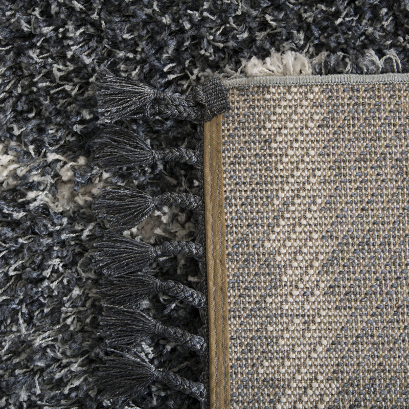 Tapis à poils longs Haverly, Tapis de couloir 2 pi x 8 pi