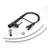 LED Commercial Kitchen Faucet With Pull Down Sprayer, Single Handle Single Lever Kitchen Sink Faucet