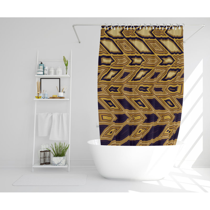 Williamsport Polyester Shower Curtain, 168cm H x 168cm W
