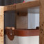 Table de bout Minimal Acajou