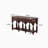 Retro Walnut Colour Solid Wood Rectangle Entryway Table-112275103