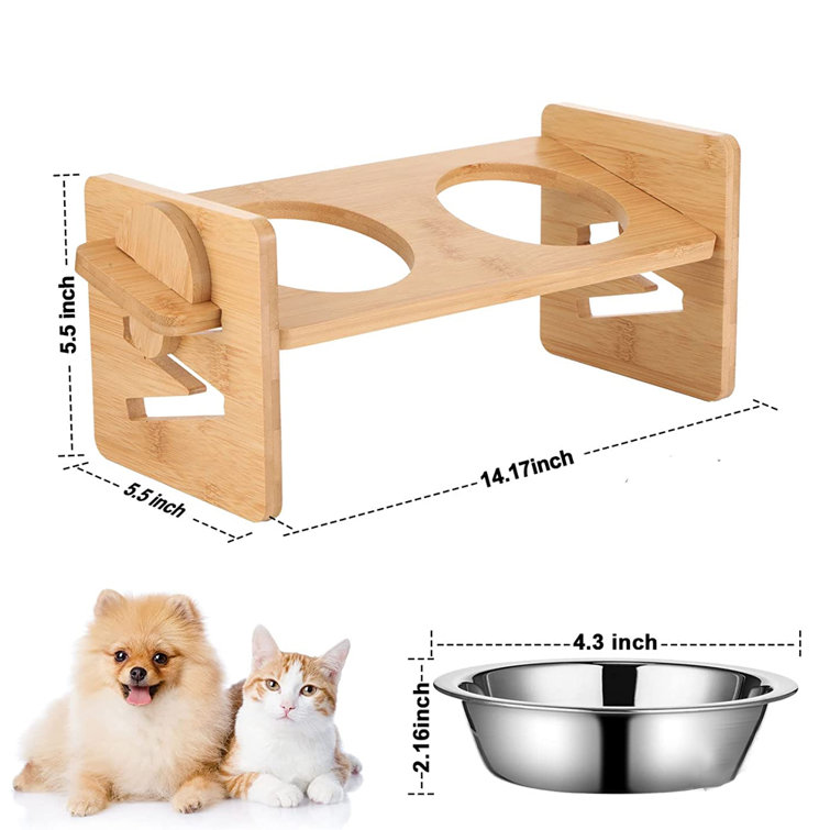 https://assets.wfcdn.com/im/65062224/resize-h755-w755%5Ecompr-r85/2366/236669737/Pet+Bowls+for+Cats+and+Small+Dogs%2C+Bamboo+Elevated+Food+and+Water+Bowls+Stand+Feeder+with+2+Stainless+Steel+Bowls.jpg