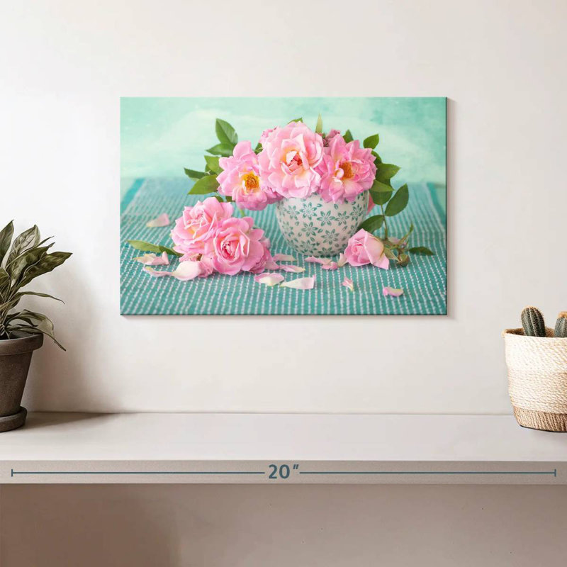 Harnek Teacup Roses, 8" H x 12" W