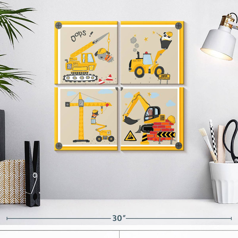 Set 4 Cons, 18" H x 18" W