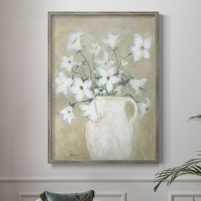 Delicate Bouquet I Framed Print - Solid Wood 50225