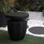 Table de bout décorative de jardin, table d'appoint moderne robuste robuste en faux terrazzo, table d'appoint pour l'intérieur et l'extérieur