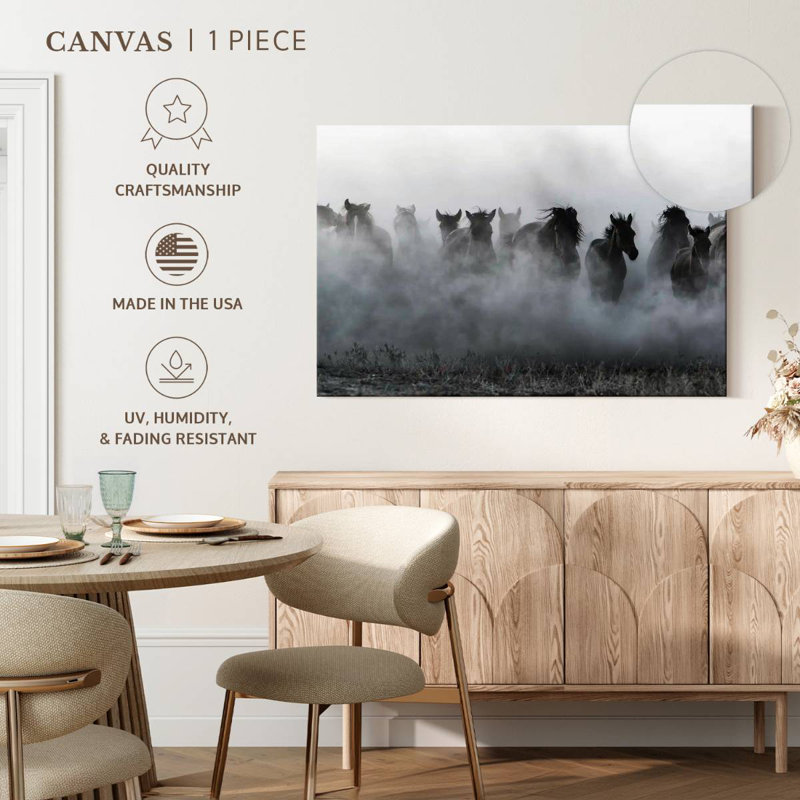 Turkish Horses, 30" H x 45" W