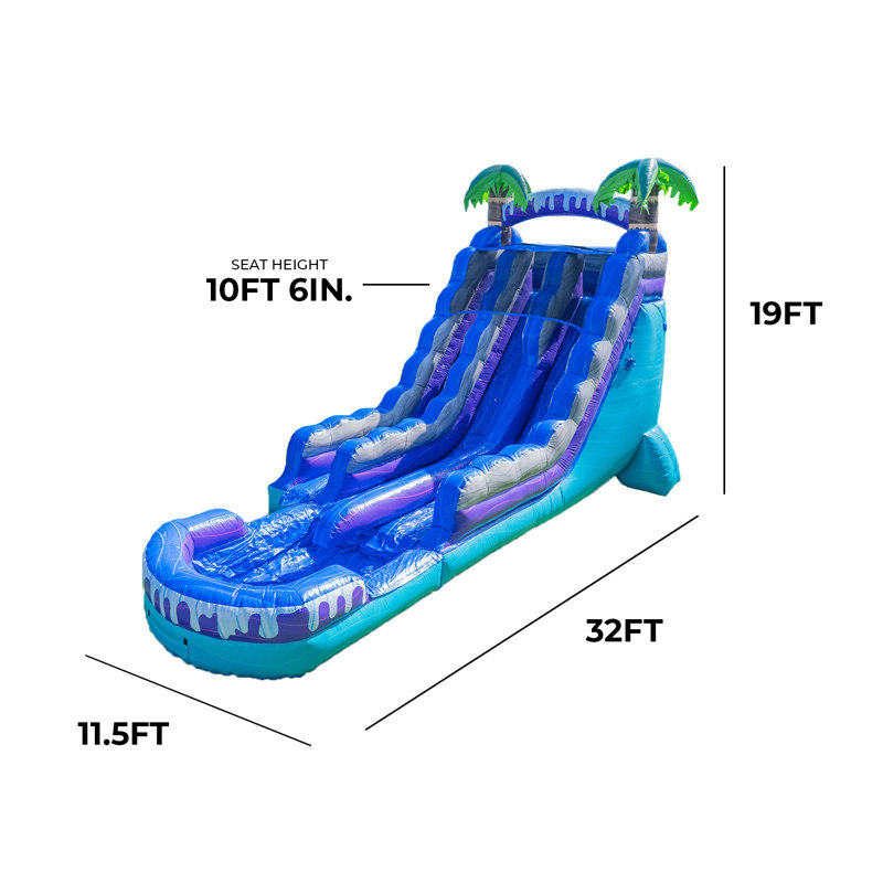 Glissade d'eau Xjump Tropical Deep Sea