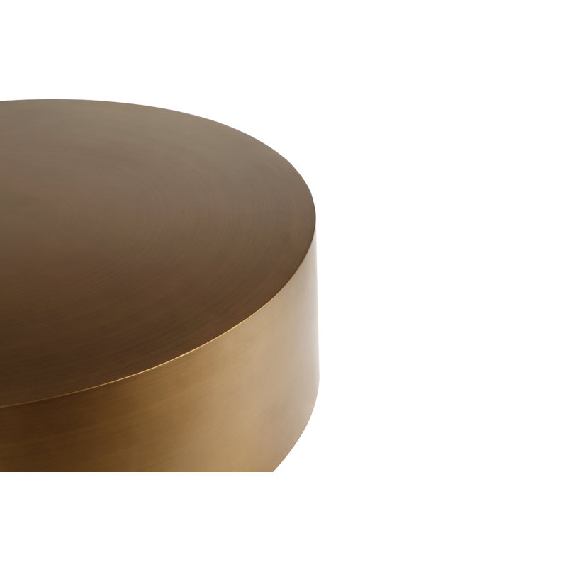 Spencer Round Coffee Table Metal, Gold