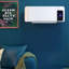 Living And Home 2000W 113 BTU Electric Wall Mounted Space Heater with Adjustable Thermostat