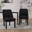 Chaise rembourrée en chenille, chaises d'appoint incurvées à dossier incurvé pour le salon-707307957