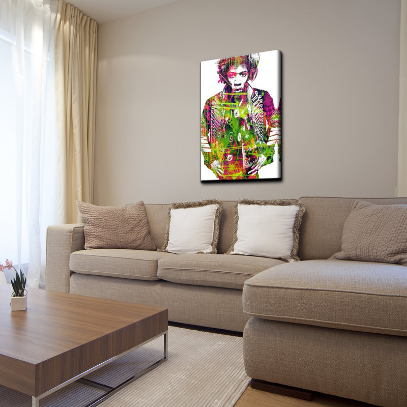 «Iconic Jimmy Hendrix», reproduction de peinture