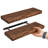 Sorbus Wood Floating Shelves for Wall - Long 16” Solid Wood Wall Shelves for Bathroom Decor, Books, Bedroom & Living Room - Set of 2, Walnut-111103426-124322102