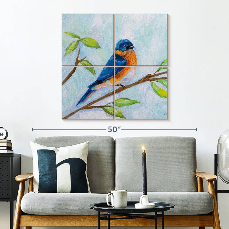 Brampt Bluebird On Branch