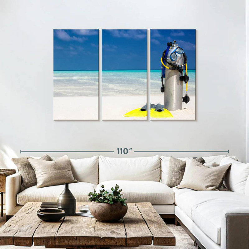 Senne Scuba Equipment, 48" H x 74" W