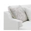 Canapé modulaire Valiant en chenille ivoire avec 4 coussins Valiant