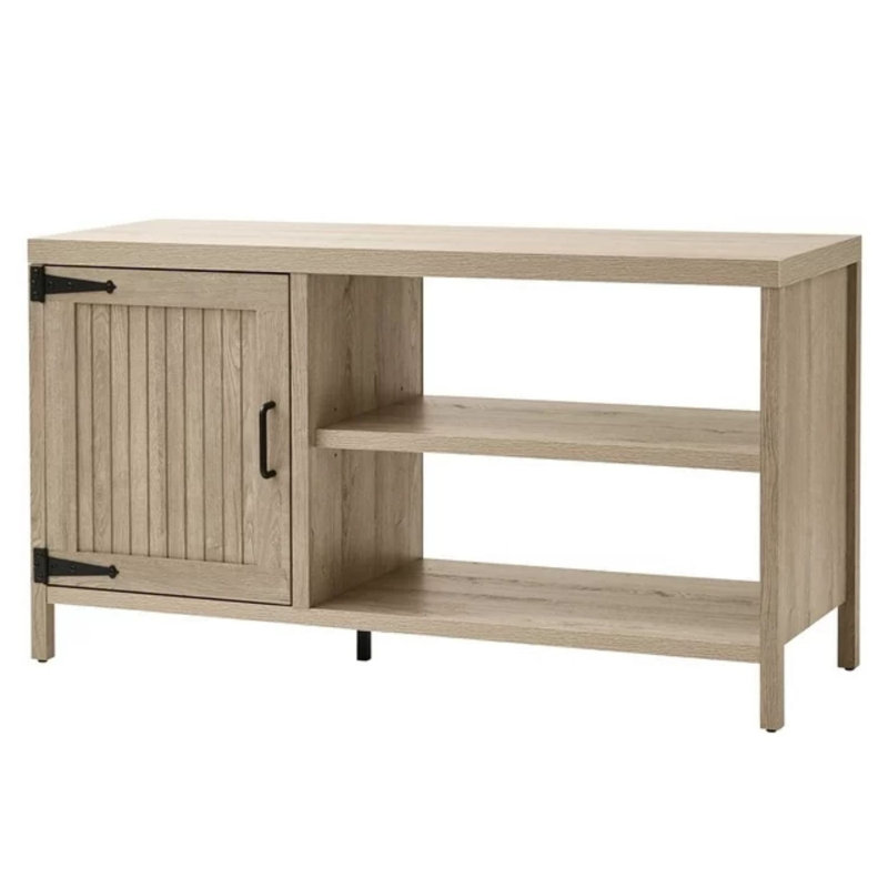 Midlothian Unfinished TV Stand for TVs up to 50", Rustic Gray