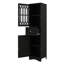 Armoire de rangement de plancher de salle de bain Majestic avec double tiroir simple et tablette réglable-641448096